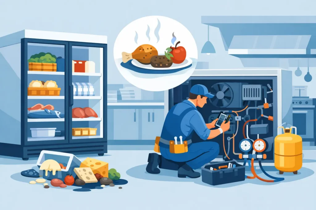 Commercial Refrigeration Repair Before Food Loss