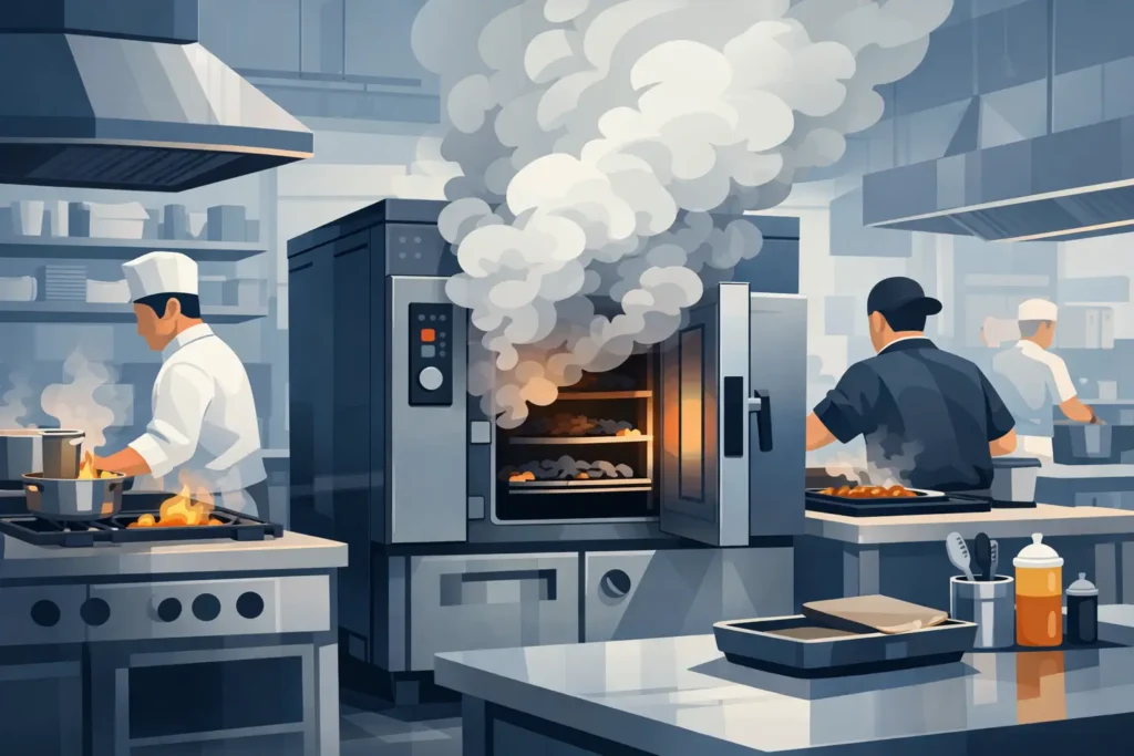 Why Ovens Smoke in Busy Commercial Kitchens