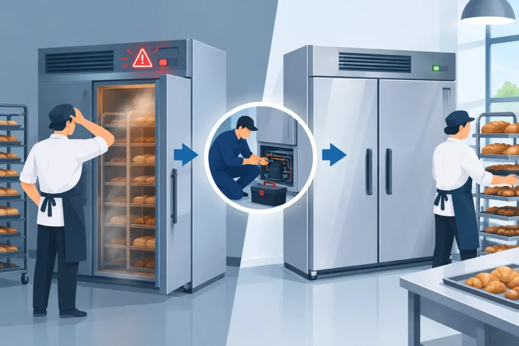 Bakery Refrigeration Failure Example and Recovery
