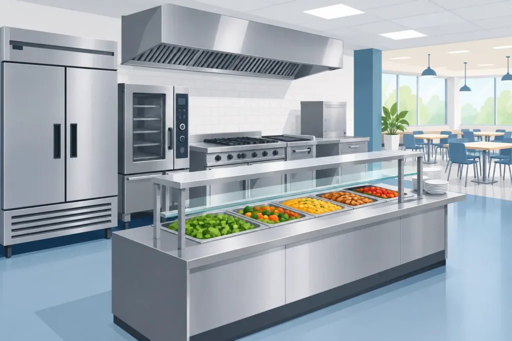 School Cafeteria Equipment Guide for Reliable Service