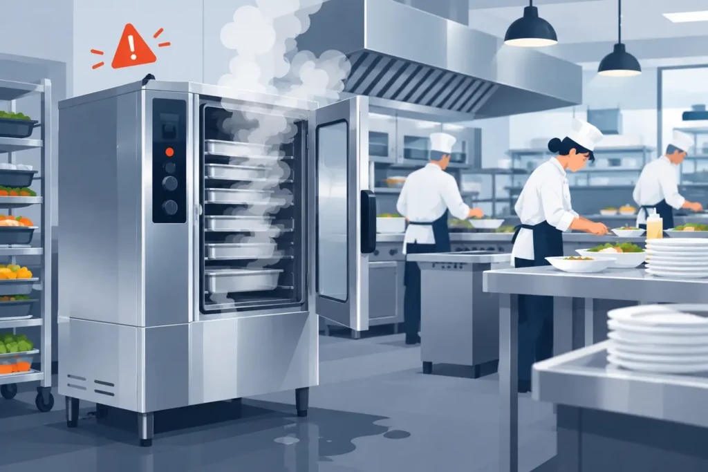 Why Commercial Steamers Fail in Busy Kitchens